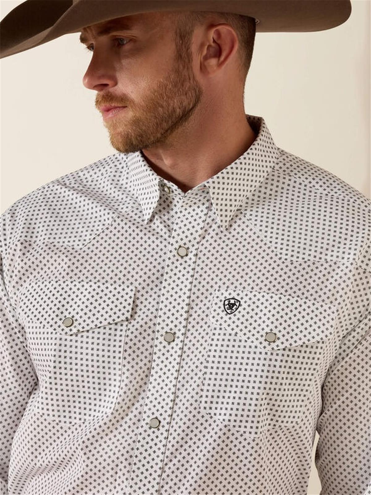 ARIAT MEN'S WRINKLE FREE LONG SLEEVE SHIRT - Image 5