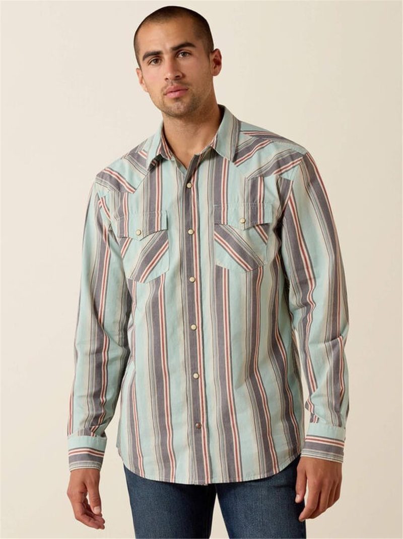 ARIAT MEN'S RETRO LONG SLEEVE WESTERN SHIRT