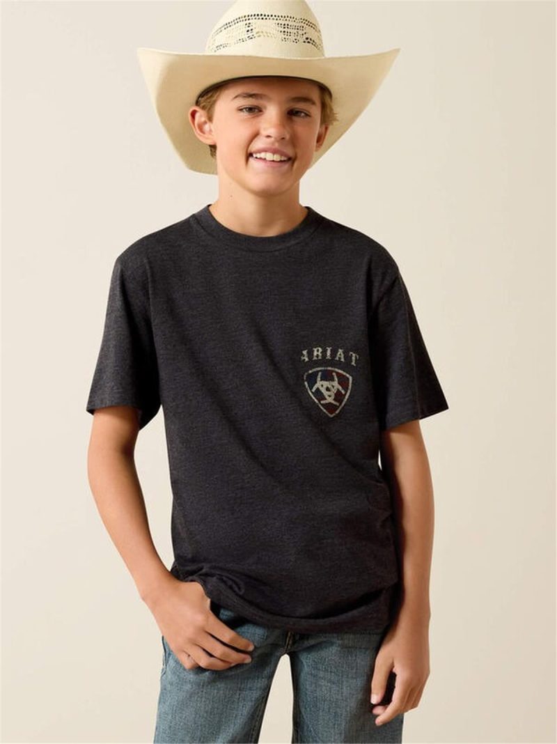 ARIAT BOYS' GRAPHIC SHORT SLEEVE TSHIRT