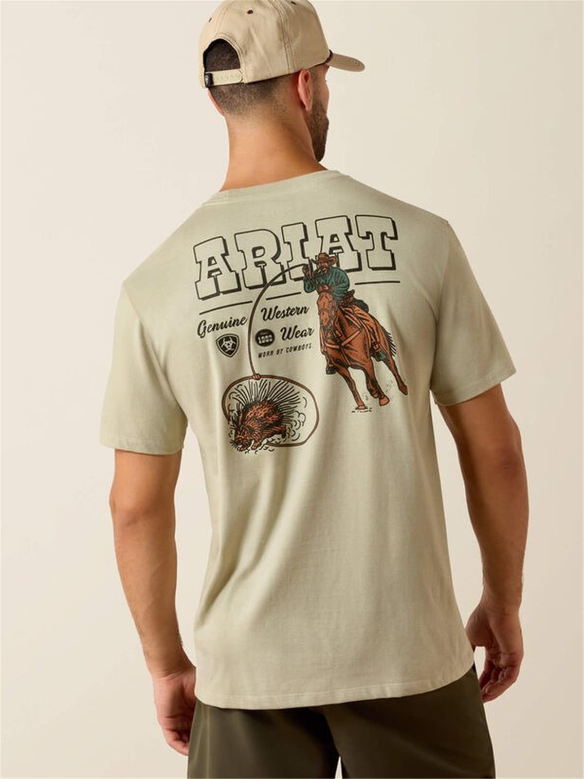 ARIAT MEN'S GRAPHIC SHORT SLEEVE SHIRT - Image 3