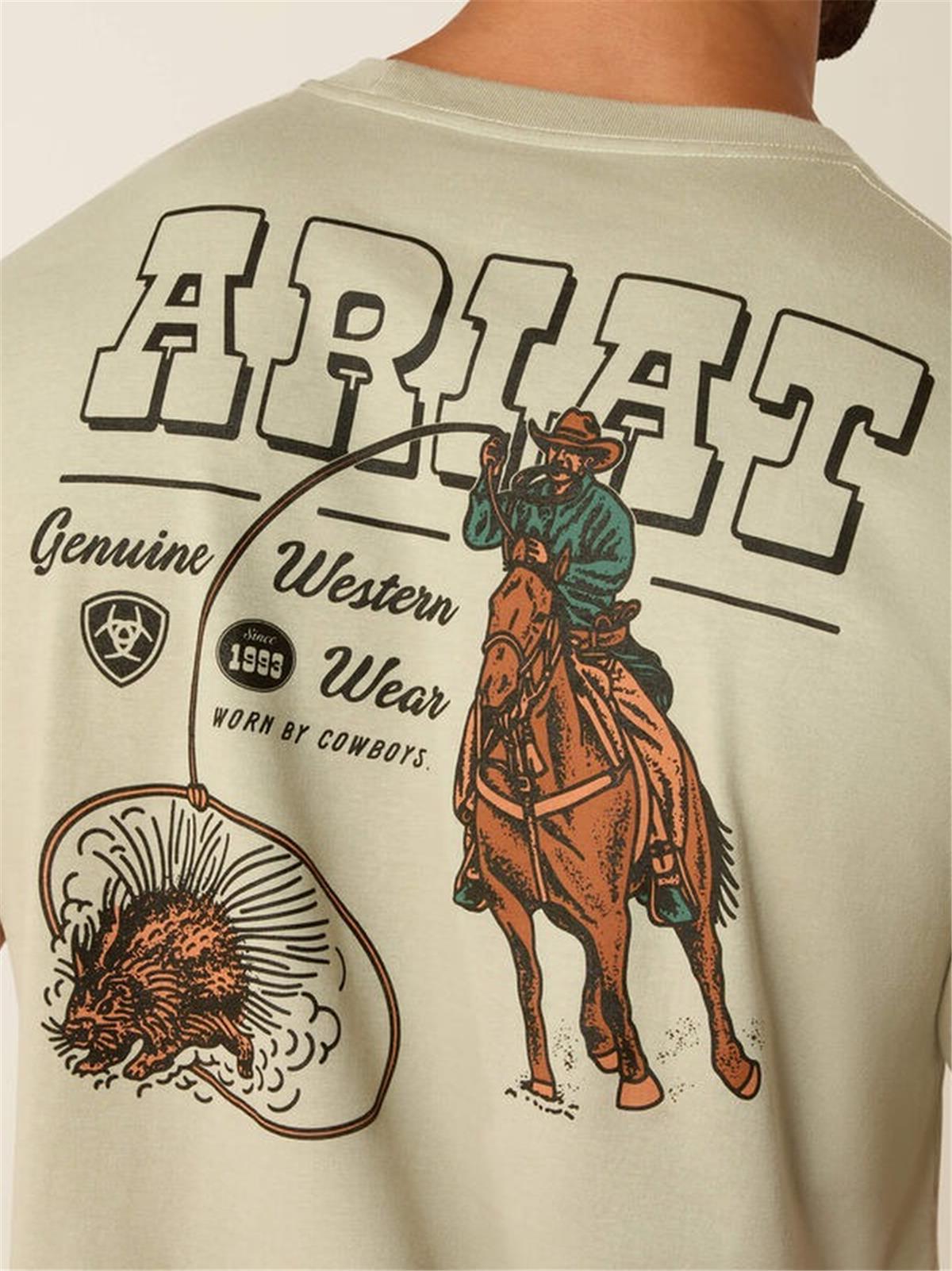 ARIAT MEN'S GRAPHIC SHORT SLEEVE SHIRT - Image 5
