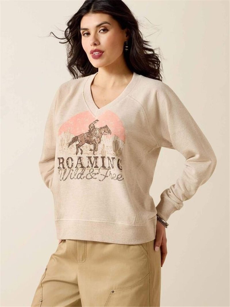 ARIAT WOMEN'S OVERSIZED GRAPHIC SWEATSHIRT