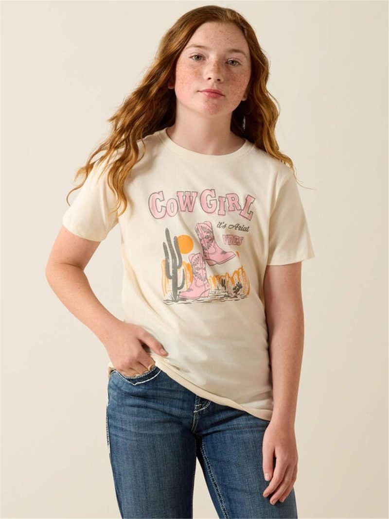 ARIAT GIRLS' GRAPHIC SHORT SLEEVE T-SHIRT