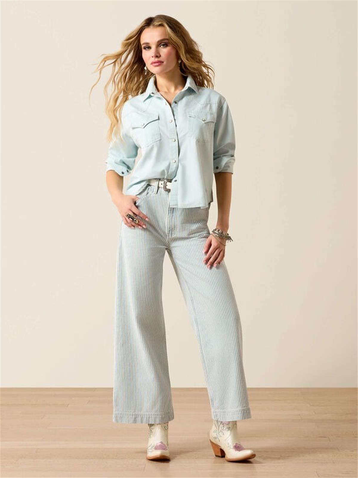 ARIAT WOMEN'S WESTERN SNAP SHIRT - Image 4