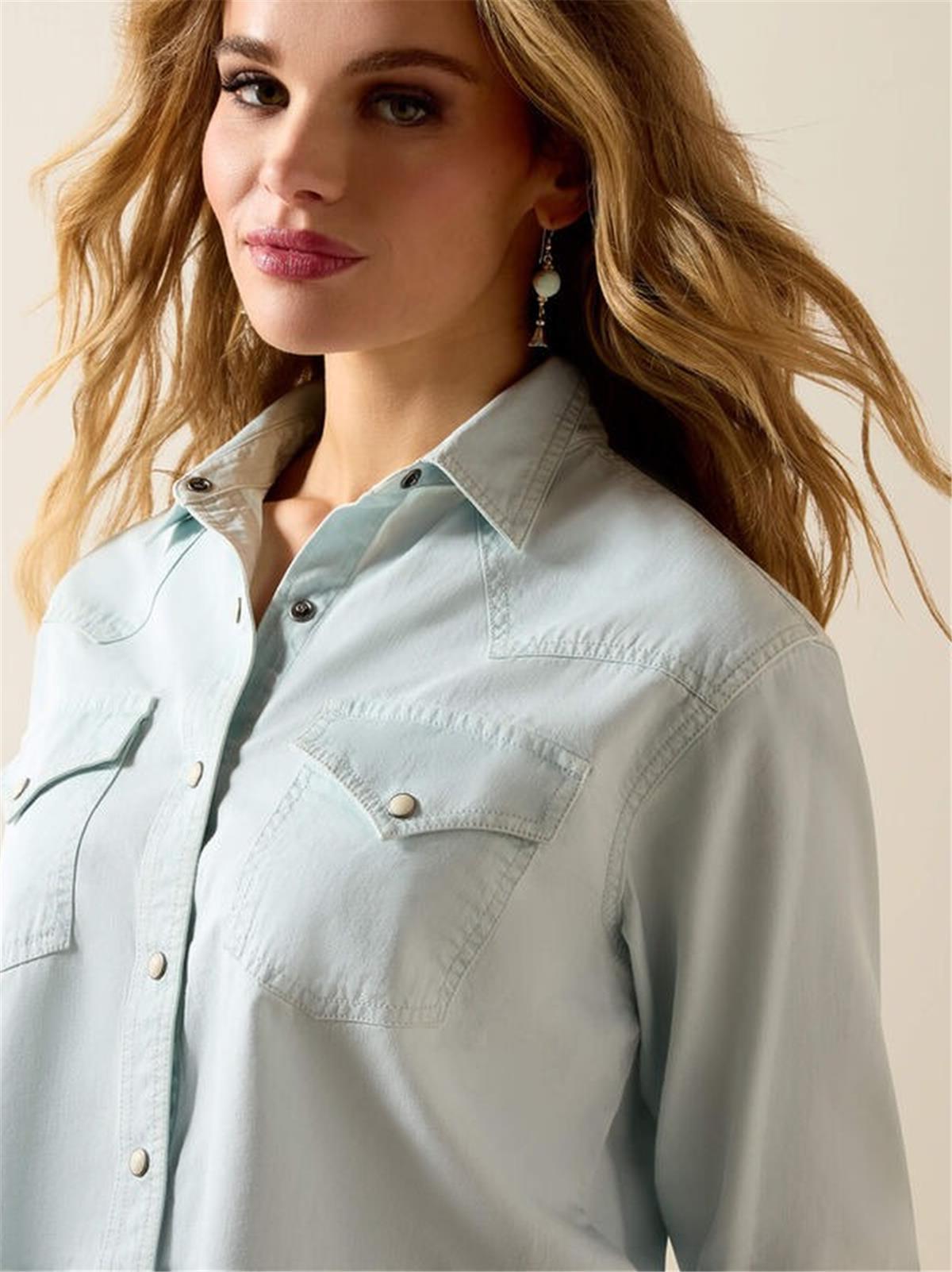 ARIAT WOMEN'S WESTERN SNAP SHIRT - Image 5