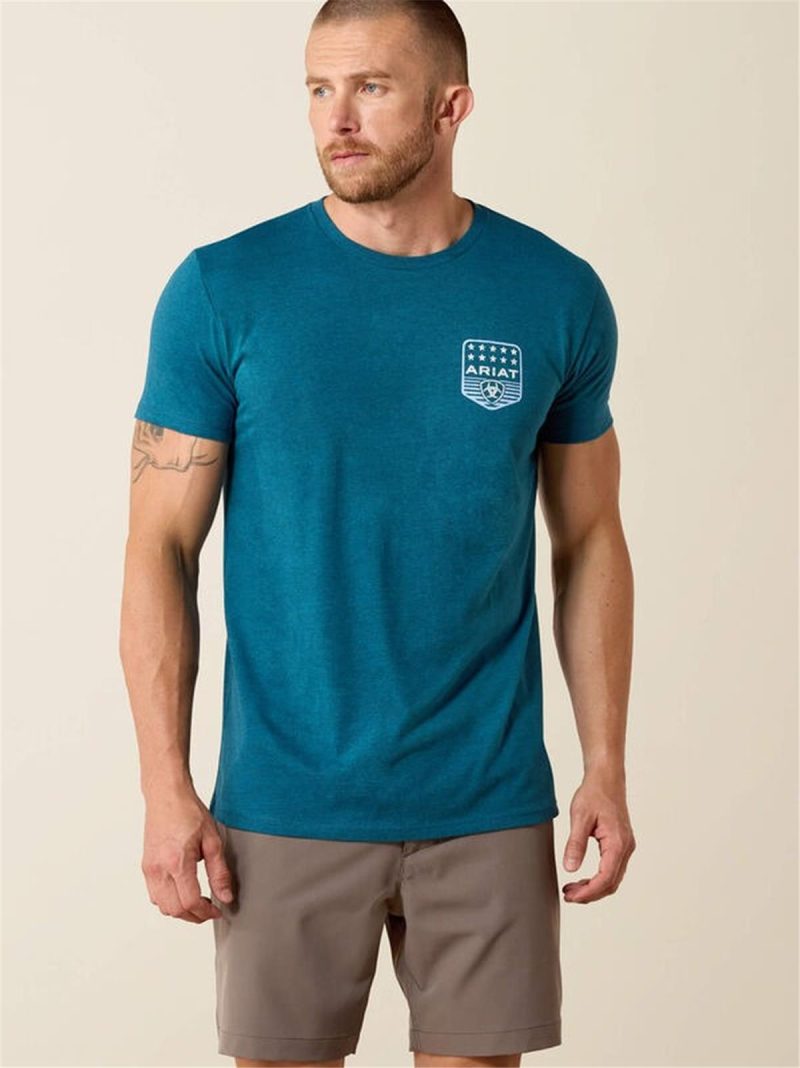 ARIAT MEN'S GRAPHIC SHORT SLEEVE T-SHIRT