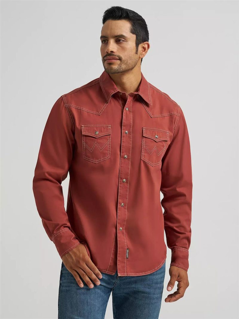 WRANGLER MEN'S RETRO WESTERN SNAP SHIRT
