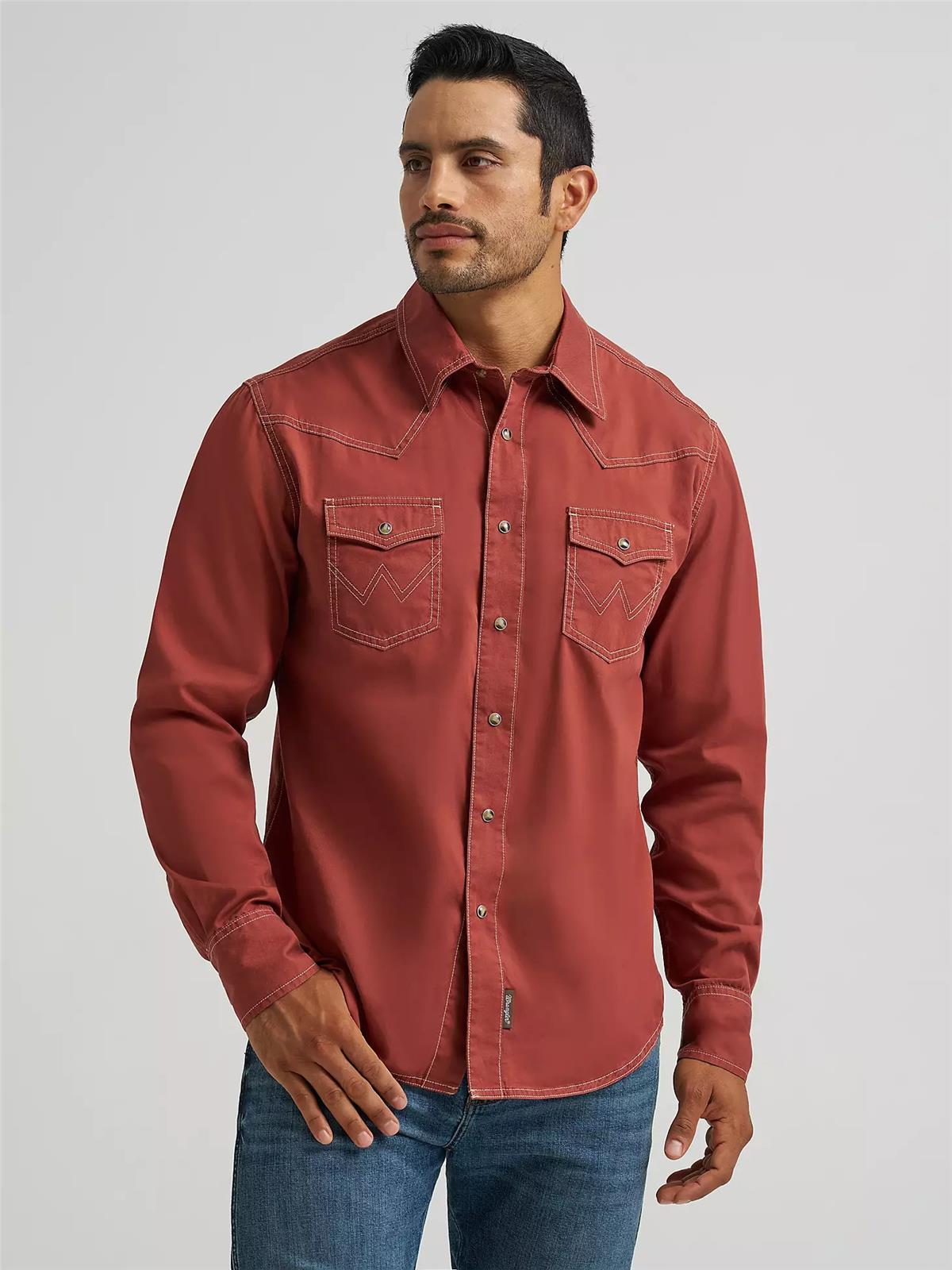 WRANGLER MEN'S RETRO WESTERN SNAP SHIRT