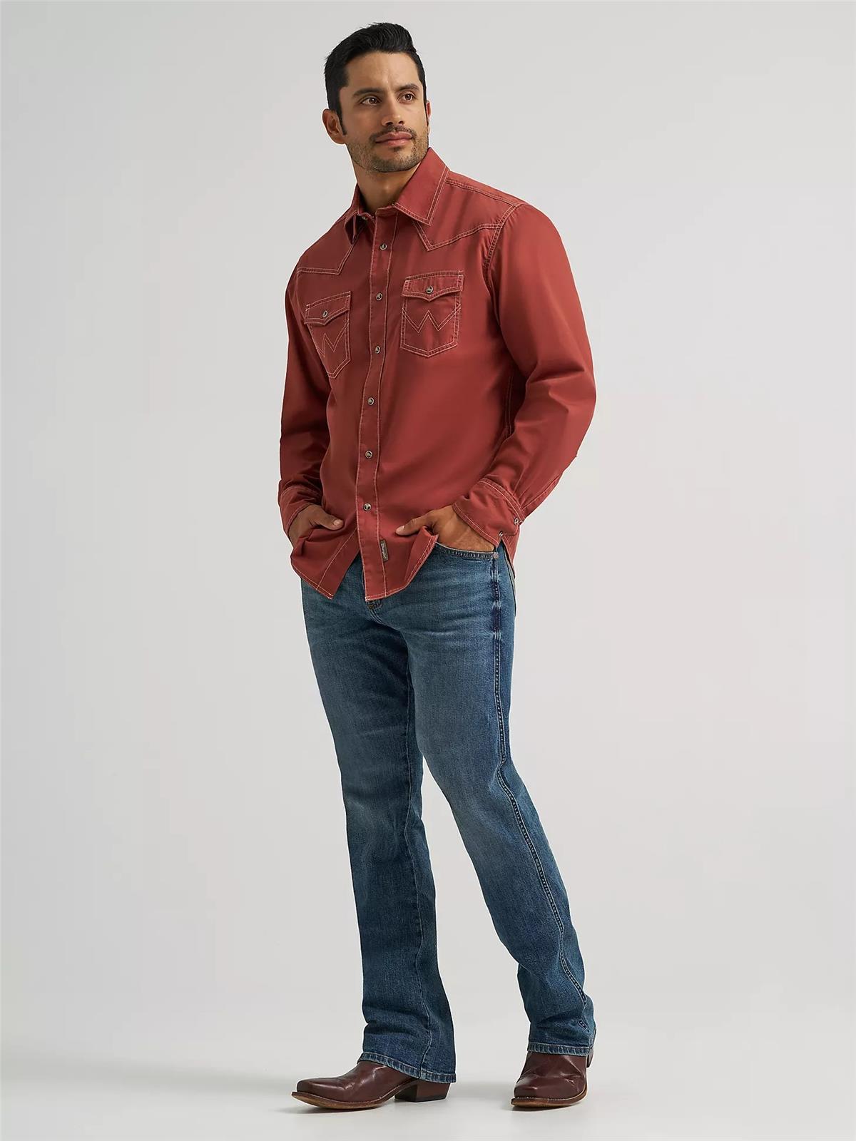 WRANGLER MEN'S RETRO WESTERN SNAP SHIRT - Image 4