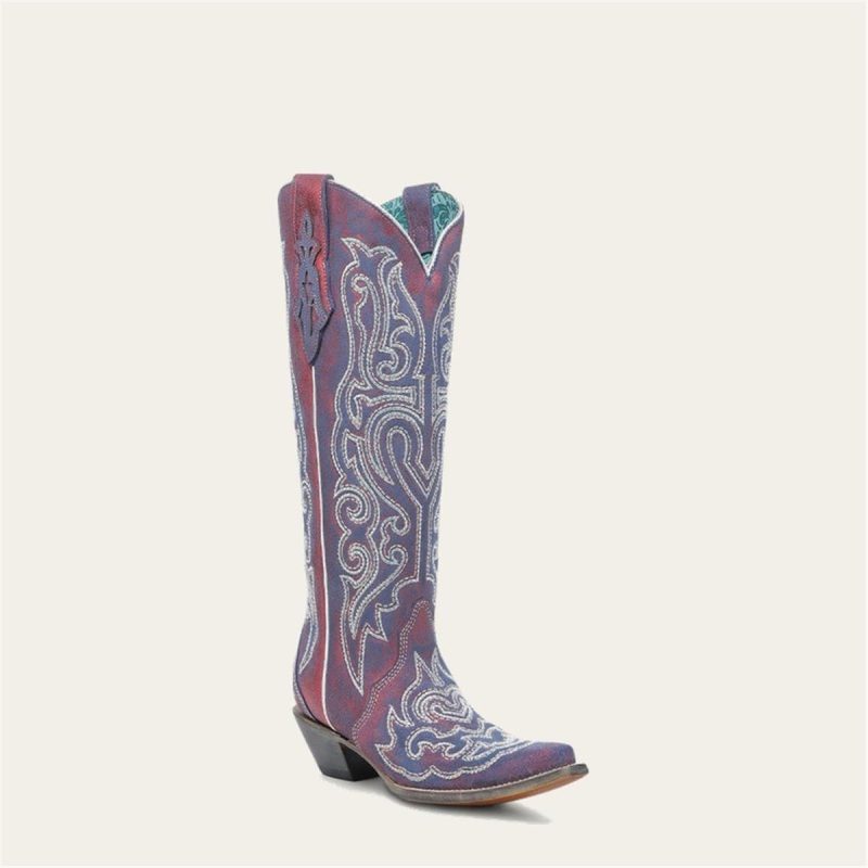 CORRAL BOOTS CO-179 WOMEN'S SNIP TOE COWBOY BOOT