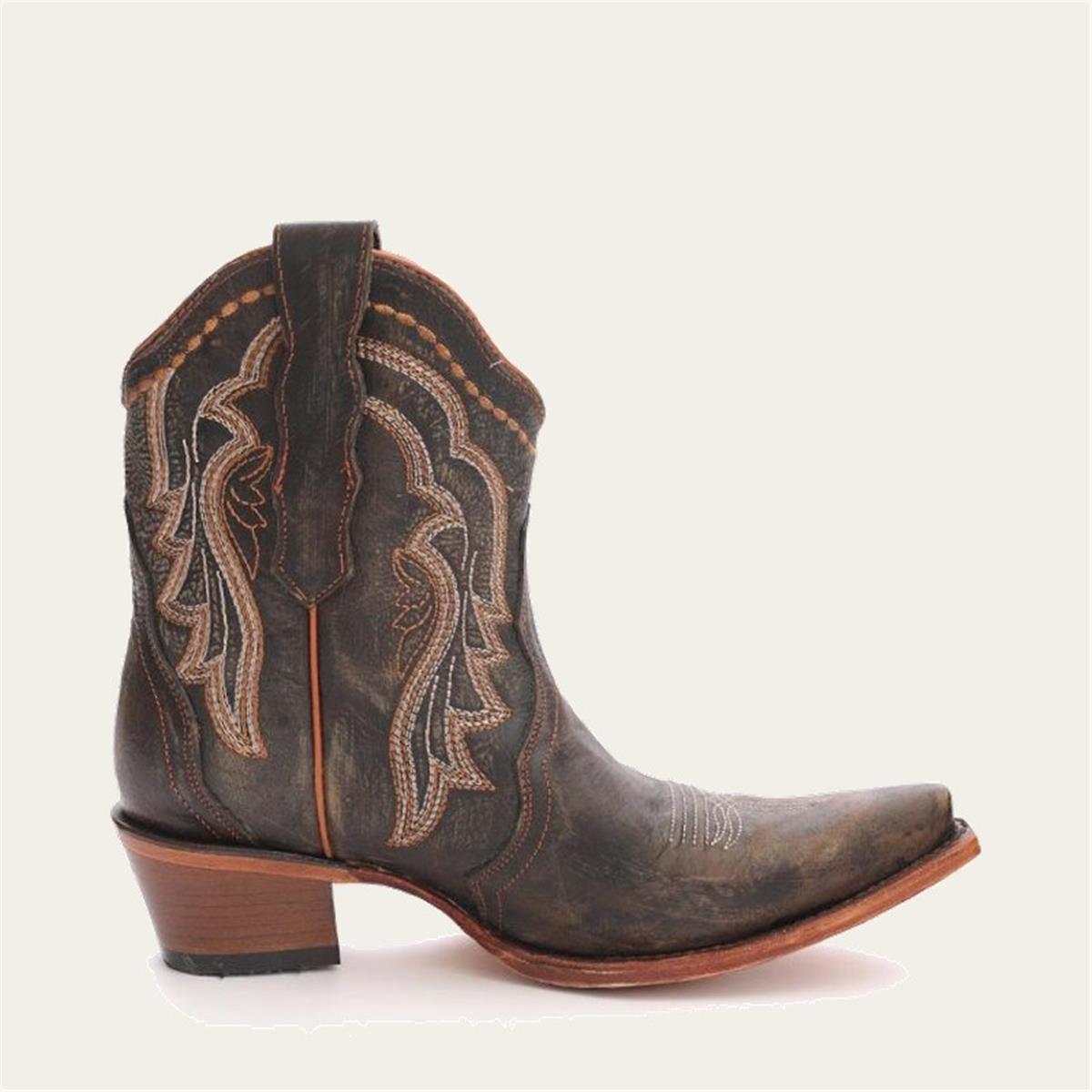 CORRAL BOOTS CO-181 WOMEN'S SNIP TOE ANKLE BOOT - Image 3