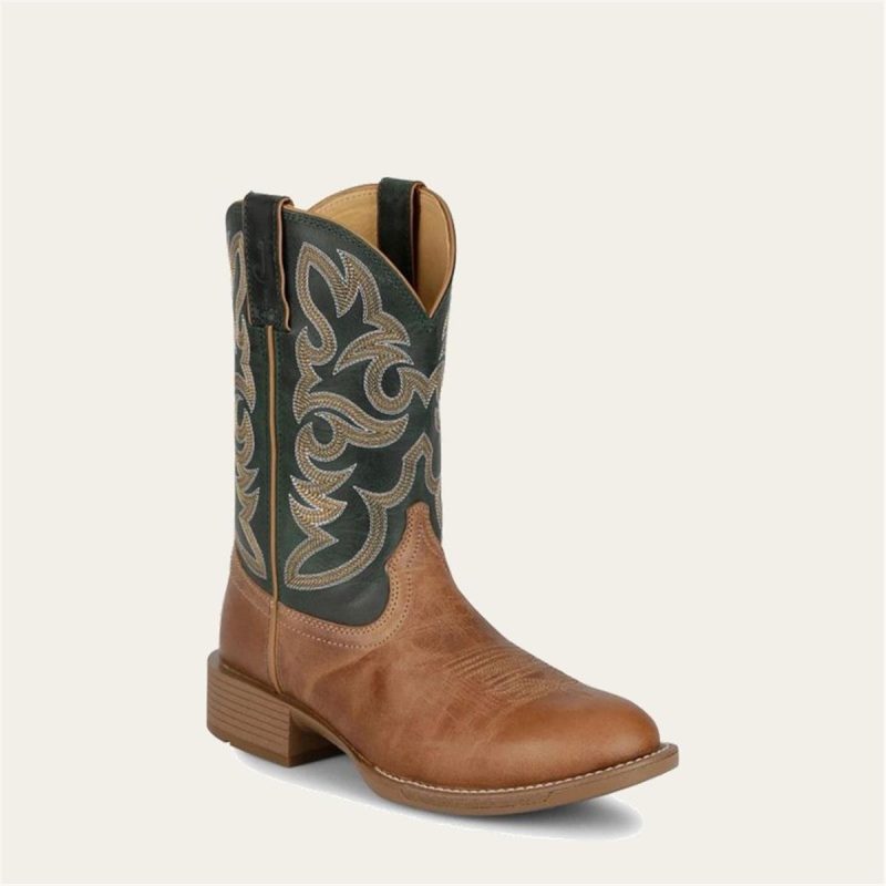 JUSTIN BOOT COMPANY J-64 MEN'S ROUND TOE BOOT