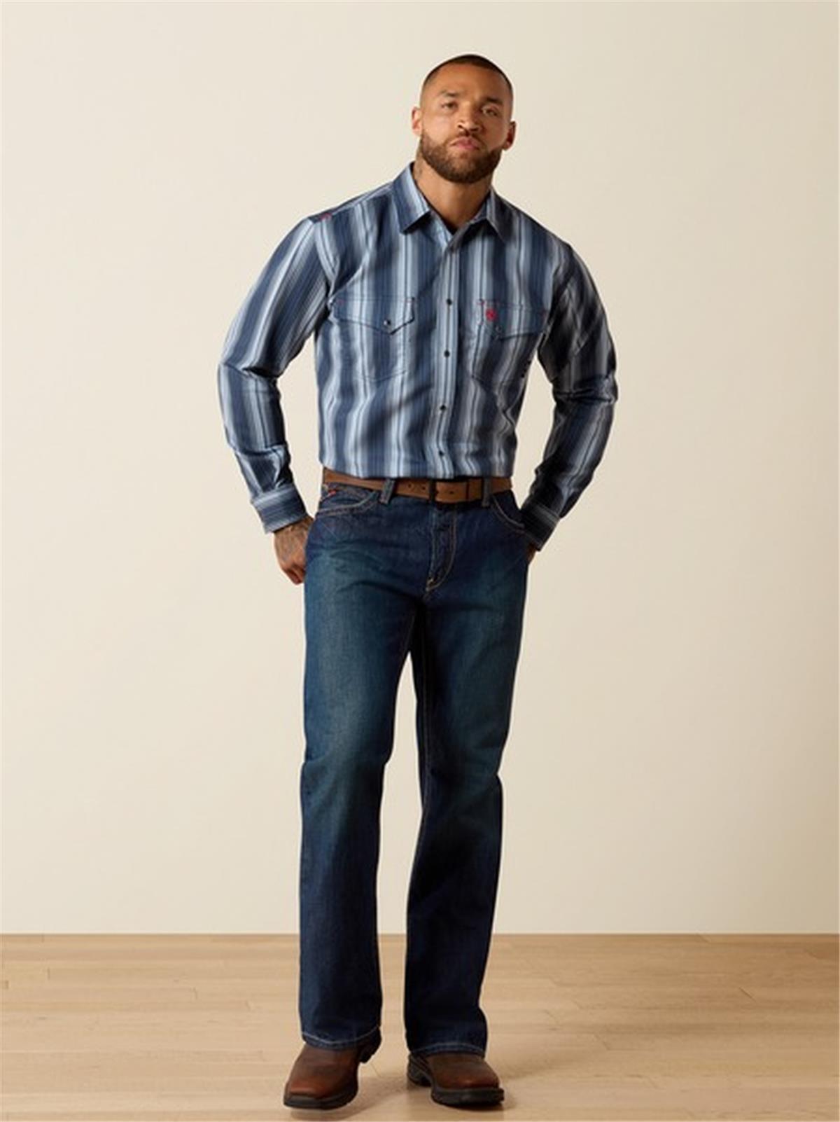 ARIAT MEN'S FR CARLTON WORK SHIRT - Image 4