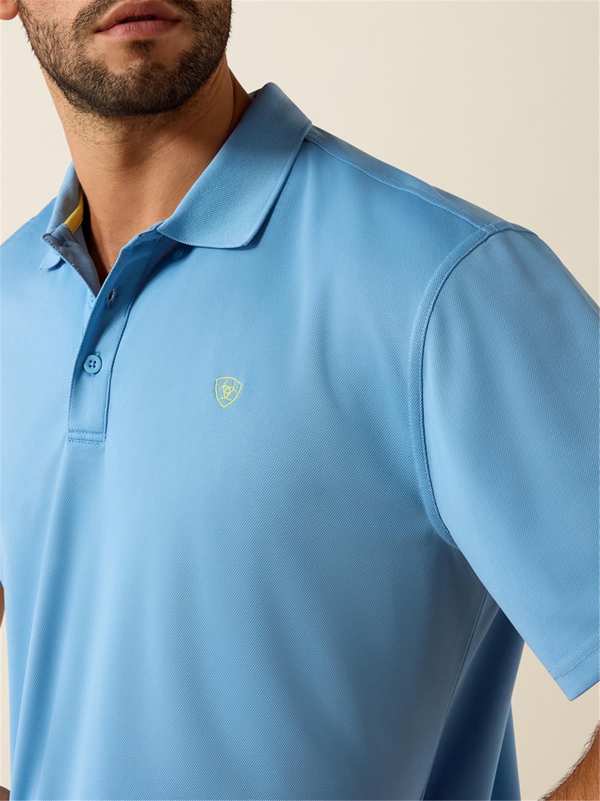 ARIAT MEN'S TEK POLO SHIRT - Image 5