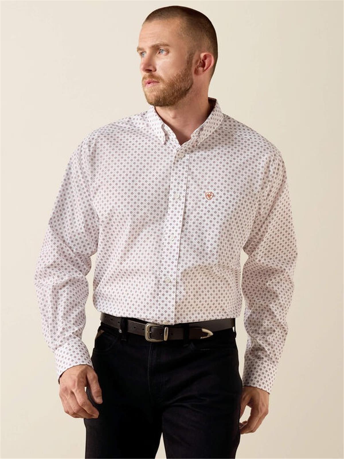 ARIAT MEN'S WRINKLE FREE BUTTON DOWN SHIRT