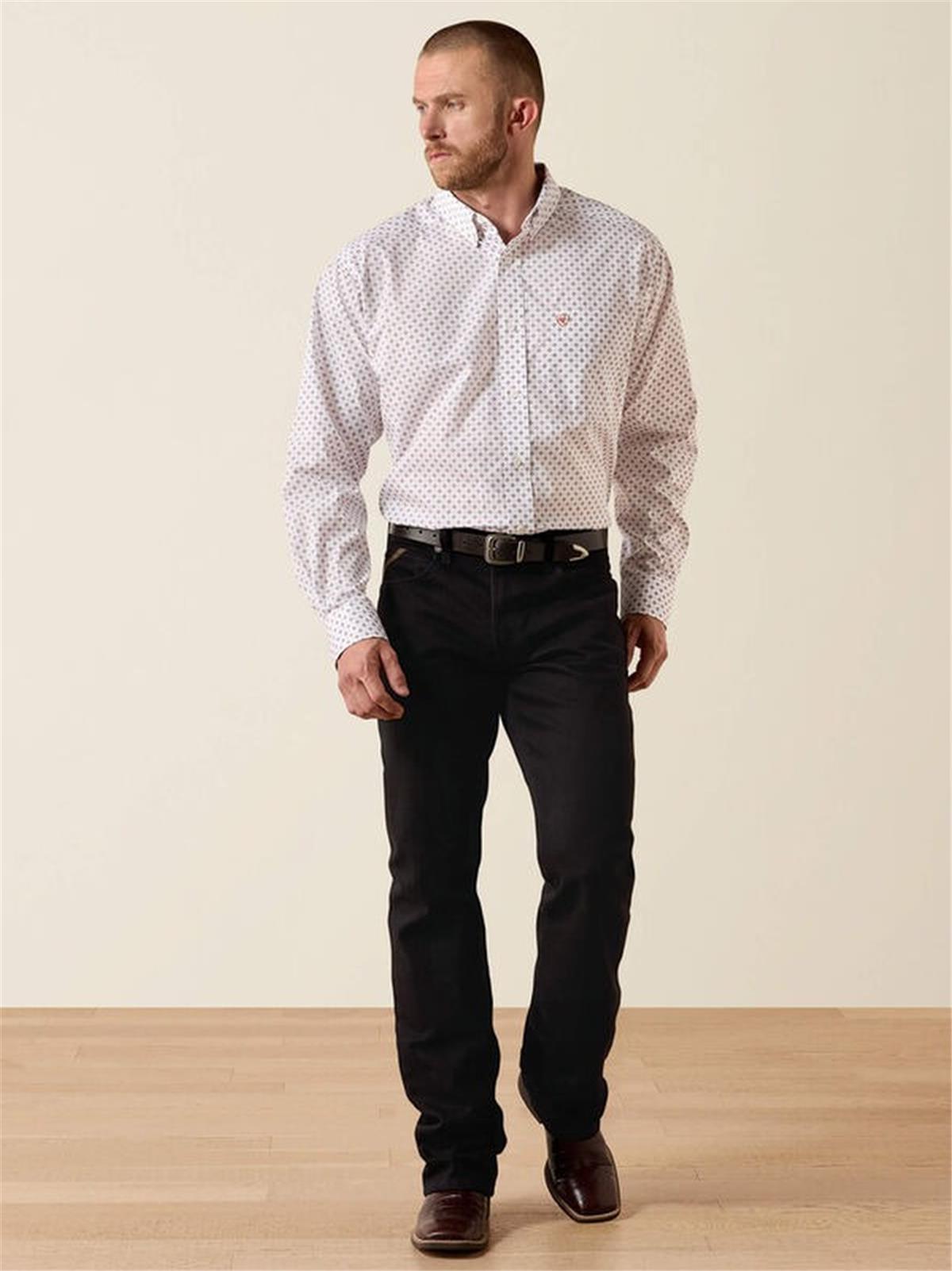 ARIAT MEN'S WRINKLE FREE BUTTON DOWN SHIRT - Image 4