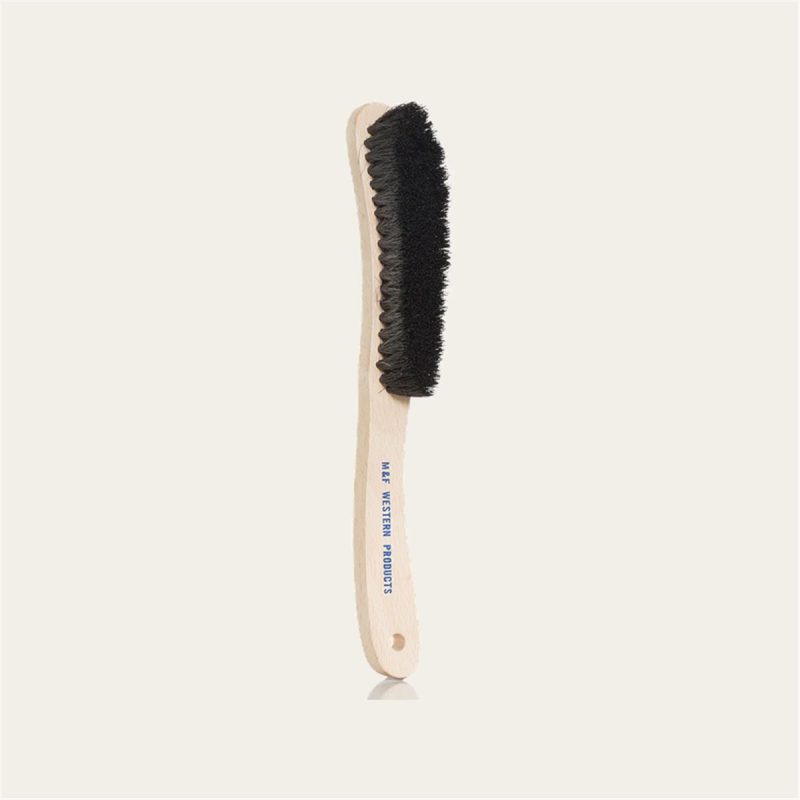 M & F WESTERN PRODUCTS HORSEHAIR BRIM BRUSH
