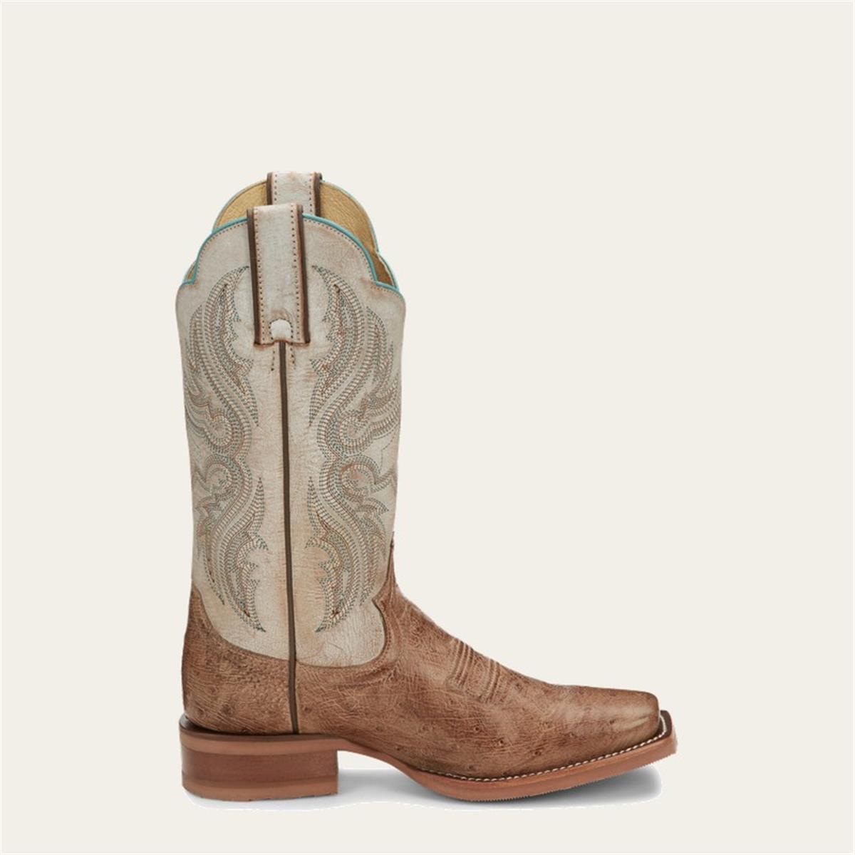 JUSTIN BOOT COMPANY J-104 WOMEN'S OSTRICH BOOT - Image 3