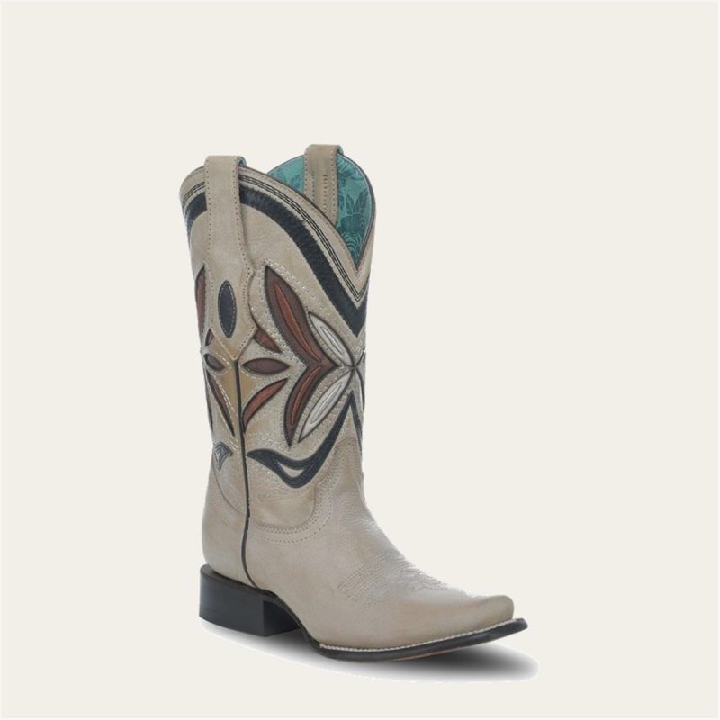 CORRAL BOOTS CO-185 WOMEN'S LEATHER ROPER BOOT